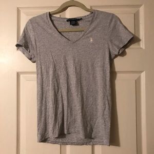Gray Polo Vneck